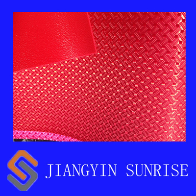 600D 100 Polyester PVC Coated Fabric Synthetic Leather, Anti Jamur Oxford Cloth Kain