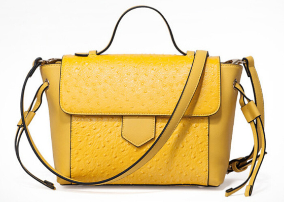 Pola Ostrich Ladies Fashion Handbags tas lele serut, tas kulit besar
