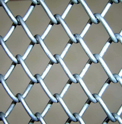 Aluminium rantai industri Link Wire Mesh vinil berlapis berlian lubang