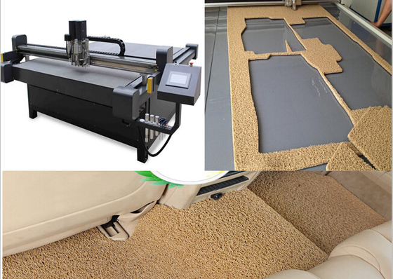 PVC Coil Vinyl loop Mat Mesin Cutting Potong Untuk Potongan Kecil Membuat Auto Floor Mat