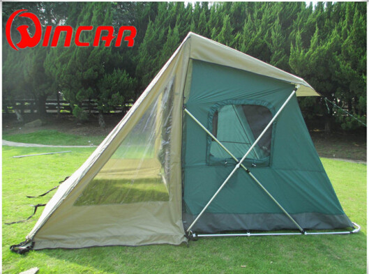 150D oxford kain tenda dan Tenda hijau 2.5m × 2 m untuk berkemah