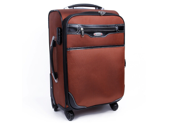 Nilon dan PU kulit koper besar pada roda troli kasus bagasi untuk perjalanan, Olahraga