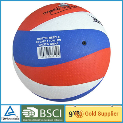 Kustom pencetakan PU Synthetic Volleyball kulit 5 # / resmi voli pantai