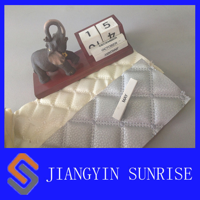 Anti - Jamur Embossed Leather Upholstery Fabric, Synthetic PU Nubuck Kulit