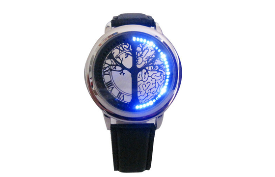 Kulit Gelang LED Digital Wrist Watch Unisex untuk Kolam, Tahan Air