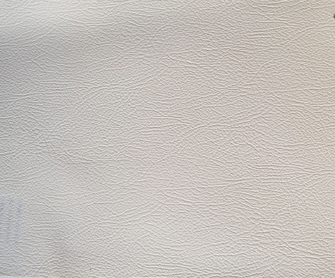 Putih Faux Leather Auto Fabric Jok Dengan Low Organic Compounds Volatile