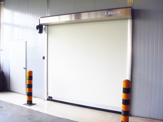 Anti-elektrostatik Fabric Gulung Door, High Frequency Halus Kecepatan Pembukaan 1.5m / s