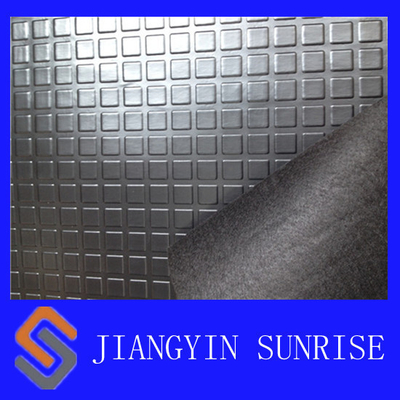 Didaur ulang Hitam Karpet PVC Vinyl Flooring Gulung 2.0 ~ 3.0mm tickness