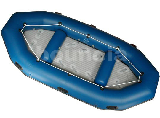 Biru Hot Sale River Rafting Boat DB04 dengan Lantai Inflatable untuk Raft Tujuan
