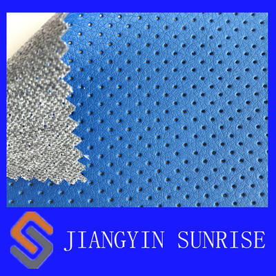 1.0mm Tebal Auto Pelapis Kulit, PU Coated Berpisah Kulit Sapi