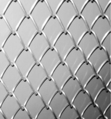 Aluminium rantai industri Link Wire Mesh vinil berlapis berlian lubang