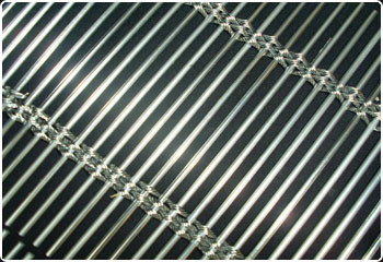 302,304,304L, 316.316 Baja tali mesh, jaringan dekorasi Bayonet, dekoratif jaring kabel / Office mesh logam